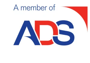 ADS logo – Trade association for the UK's aerospace, defence, security, and space industries